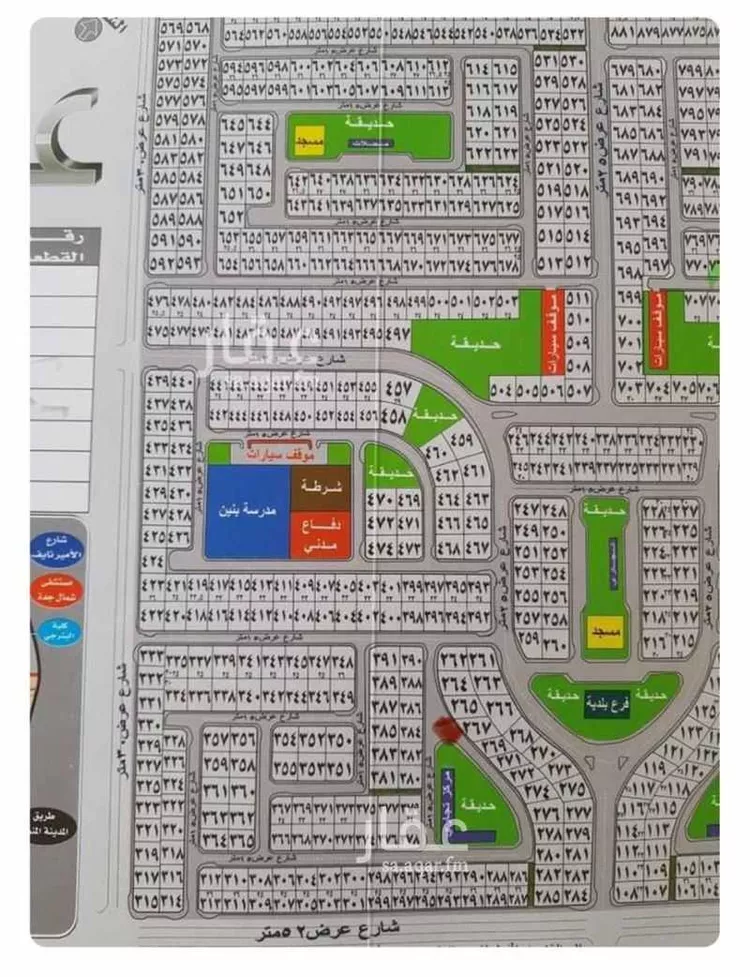أرض للبيع في شارع عين الرمة, حي الأمواج, مدينة جدة, منطقة مكة المكرمة صورة 3