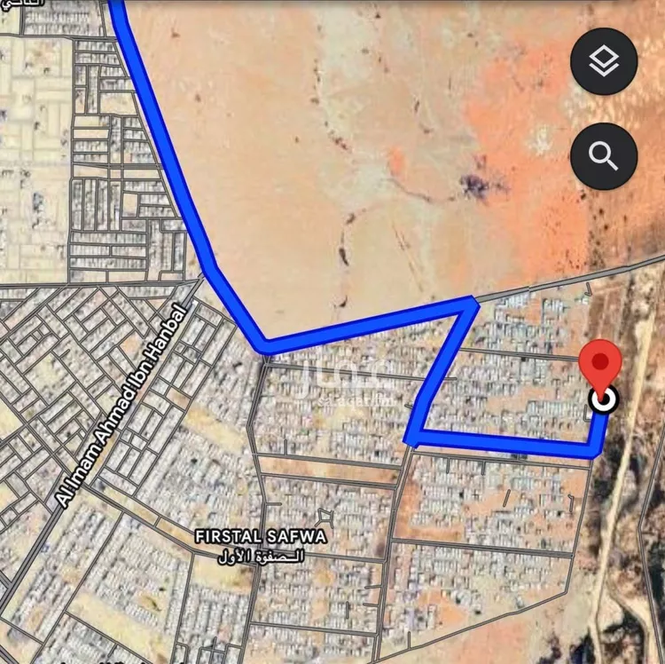 أرض للبيع في شارع احمد بن محمد المراكشي, حي اليرموك, مدينة الخرج, منطقة الرياض