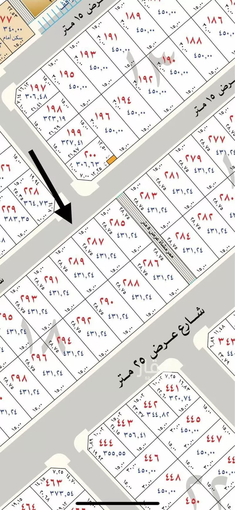 أرض للبيع في شارع اشبيليا, حي العونية, مدينة عنيزة, منطقة القصيم