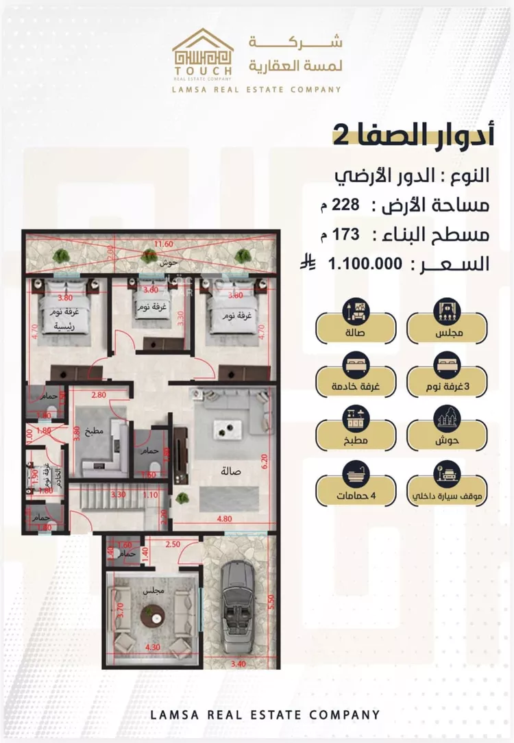 دور للبيع في شارع القرية الخضراء, حي الصفاء, مدينة الرياض, منطقة الرياض صورة 4