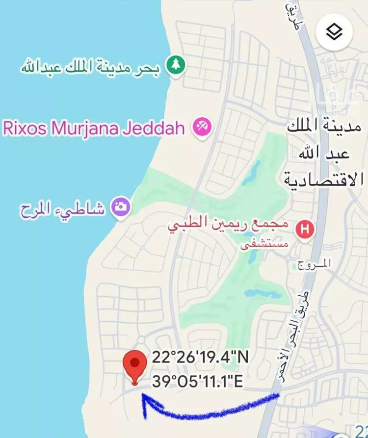 أرض للبيع في شارع البهجة, حي الملك عبدالله الاقتصادية, مدينة مدينة الملك عبدالله الإقتصاديه, منطقة مكة المكرمة صورة 4