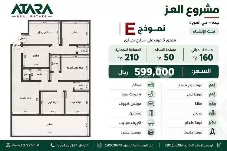 Apartment for Sale in Jeddah Al Marwah