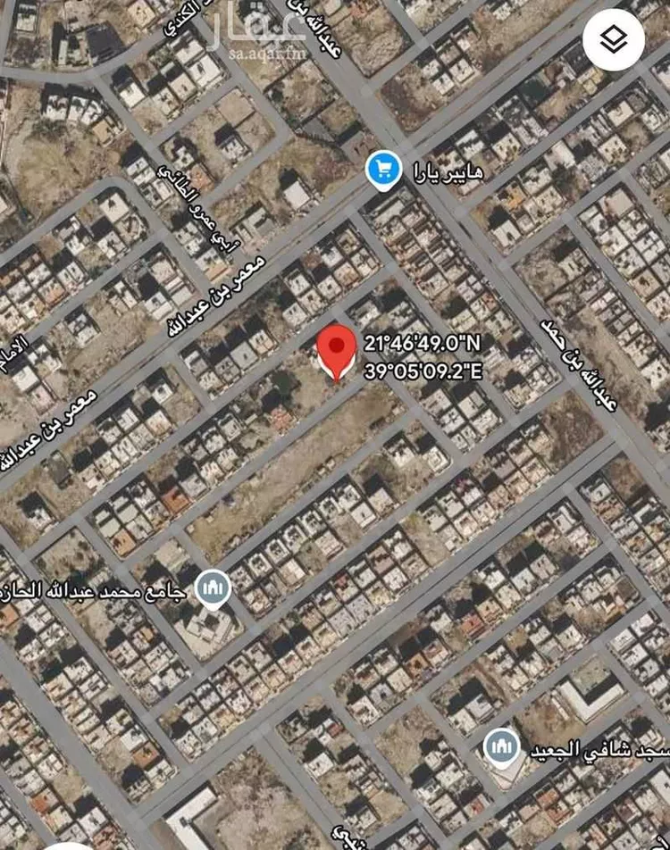 أرض للبيع في شارع محب الدين الفكهاني, حي الياقوت, مدينة جدة, منطقة مكة المكرمة صورة 4