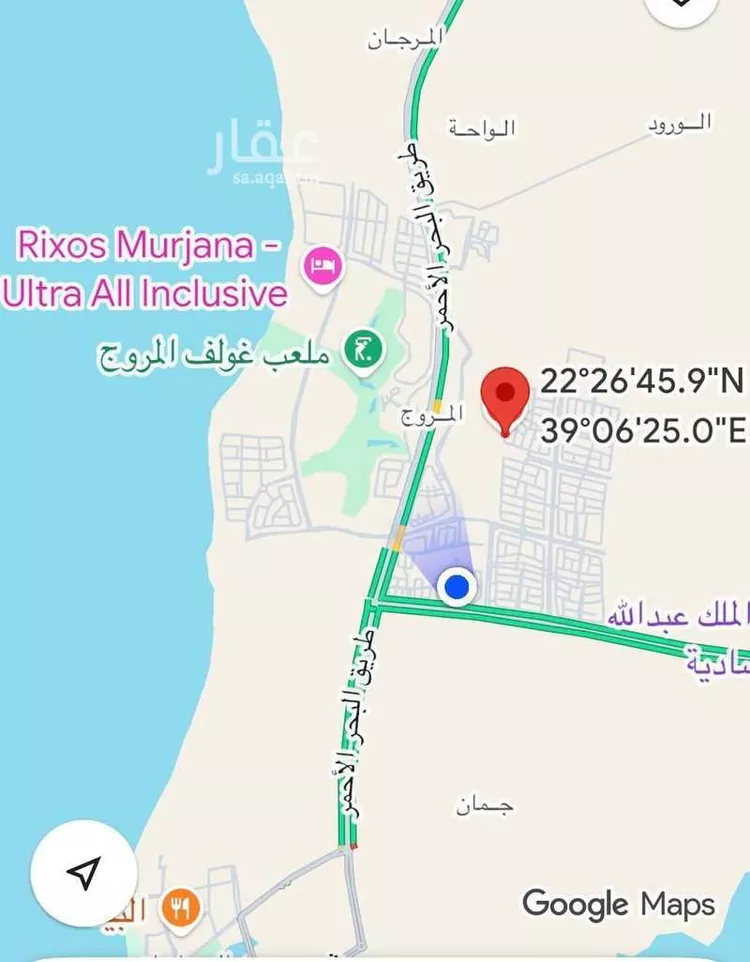 أرض للبيع في شارع السمو, حي الملك عبدالله الاقتصادية, مدينة مدينة الملك عبدالله الاقتصادية, منطقة مكة المكرمة صورة 3