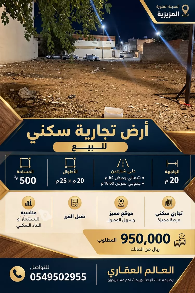 Land for Sale in Medina As Sikkah Al Hadid