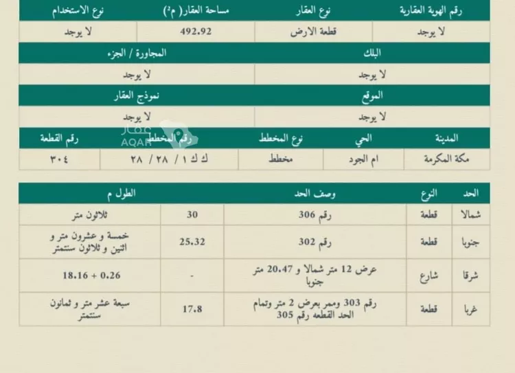 أرض للبيع في شارع حسين عبدالقادر الجزائري, حي أم الجود, مدينة مكة المكرمة, منطقة مكة المكرمة 10