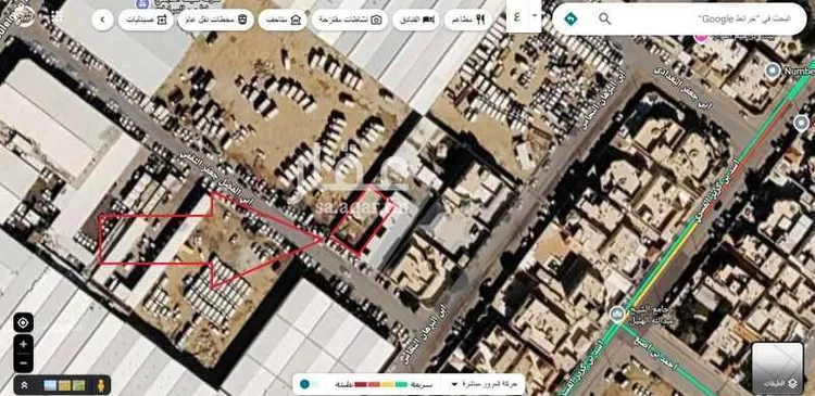 أرض للإيجار في شارع أبي الفضل جعفر الثقفي, حي المروة, مدينة الرياض, منطقة الرياض