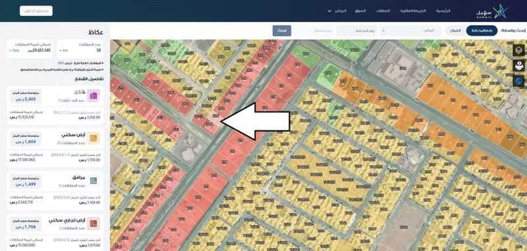 أرض للإيجار في شارع الفرسان, حي عكاظ, مدينة الرياض, منطقة الرياض صورة 2