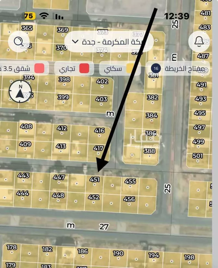 أرض للبيع في شارع الفضيلة 134, حي الفضيلة, مدينة جدة, منطقة مكة المكرمة صورة 3