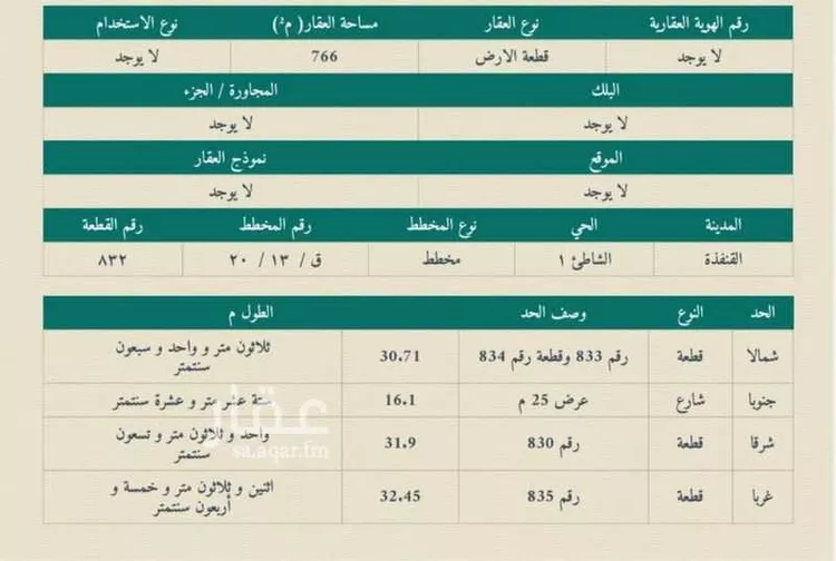 أرض للبيع في شارع لايوجد, حي الشاطئ 1, مدينة القنفذه, منطقة مكة المكرمة