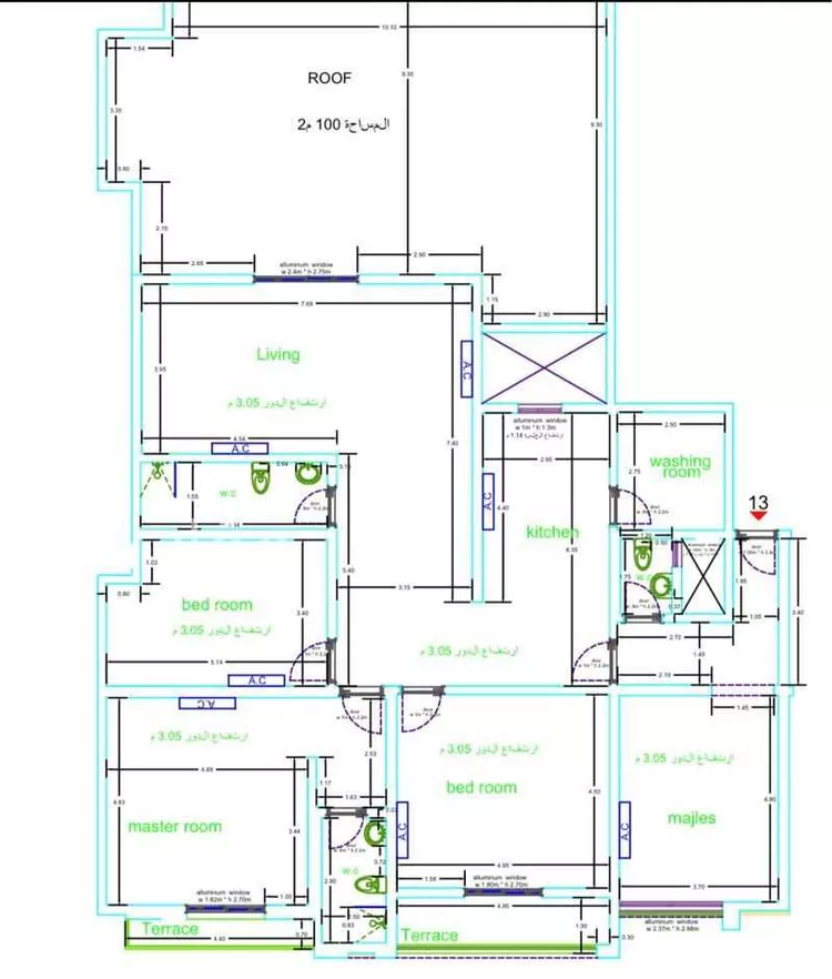Apartment for Rent in Riyadh Ishbiliyah صورة 2