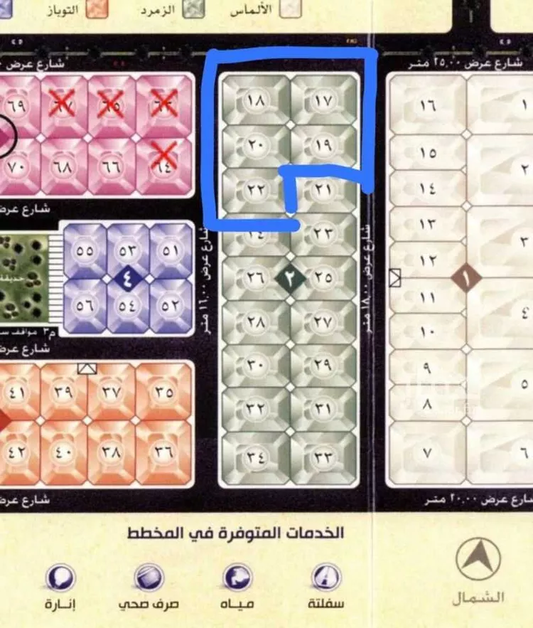 أرض للبيع في شارع المناره البيضاء, حي الكورنيش, مدينة الخبر, المنطقة الشرقية