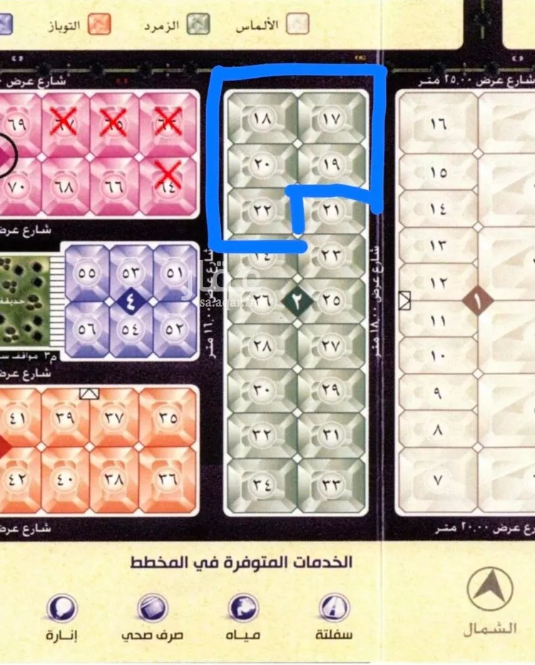 أرض للبيع في شارع المناره البيضاء, حي الكورنيش, مدينة الخبر, المنطقة الشرقية