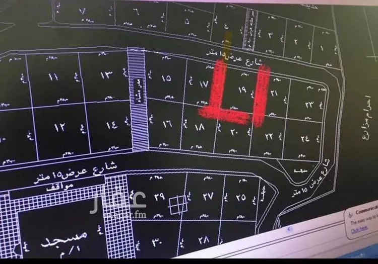 أرض للبيع في شارع ازهر بن حميضة ، تنومة ، تنومة