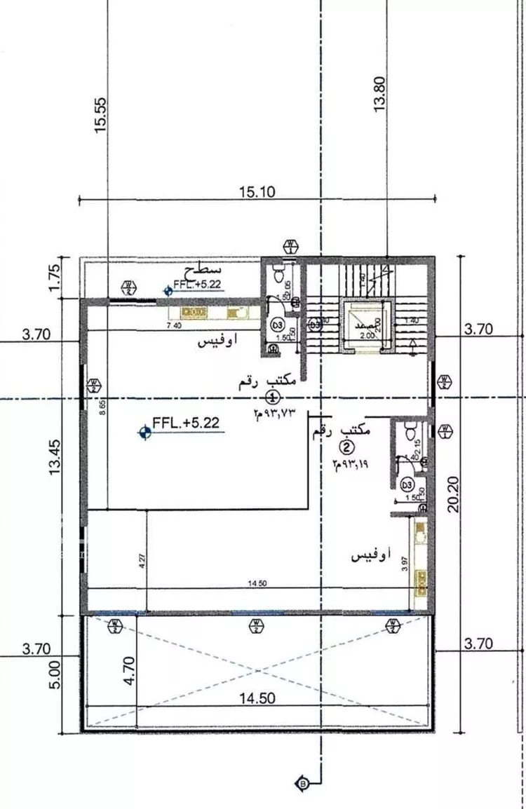 مكتب تجاري للإيجار في شارع حـرض, حي المنار, مدينة الرياض, منطقة الرياض