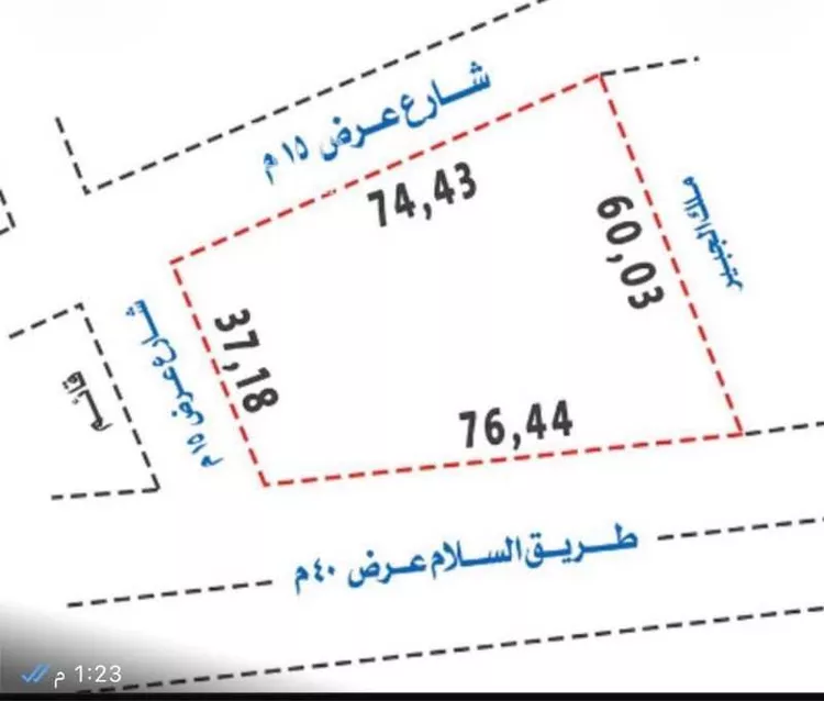 أرض للبيع في شارع فهد بن تركي , حي القويع, مدينة بريدة, منطقة القصيم