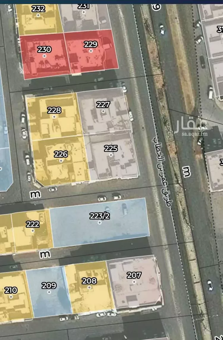 أرض للإيجار في شارع هيمان, حي الروضة, مدينة بريدة, منطقة القصيم صورة 2