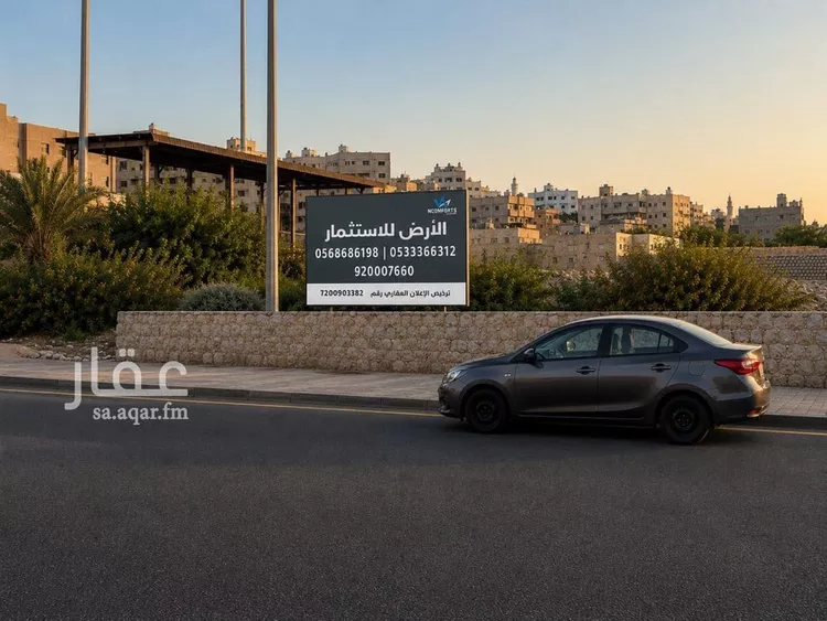 أرض للإيجار في شارع عكرمة الهاشمي, حي الرغامة, مدينة جدة, منطقة مكة المكرمة