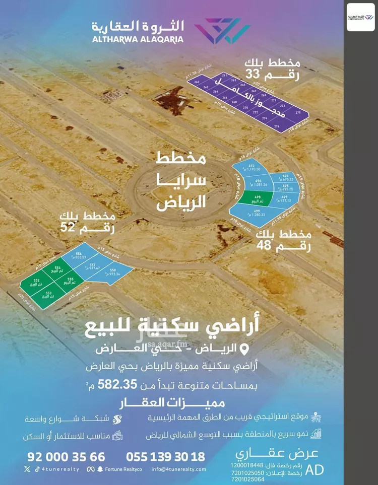 Land for Sale in Riyadh Al Arid