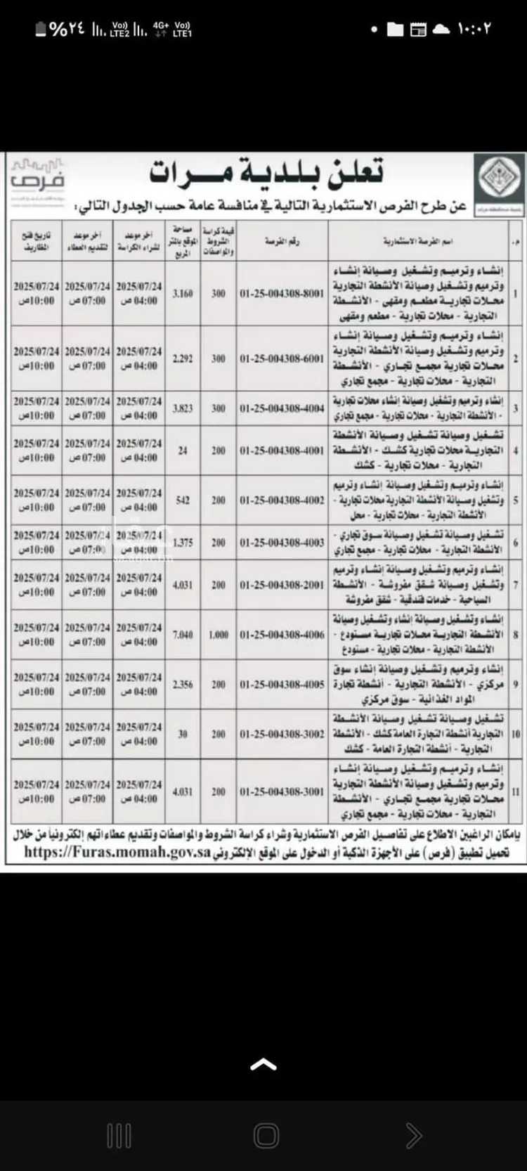 أرض للبيع في حي الفيصلية, مدينة مرات, منطقة الرياض صورة 4