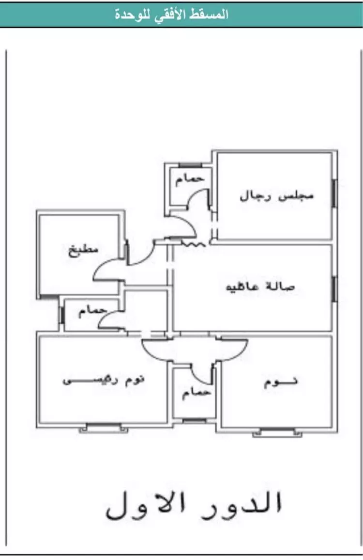 شقة للبيع في شارع ابو ذر الخشني, حي النور, مدينة الدمام, المنطقة الشرقية 8