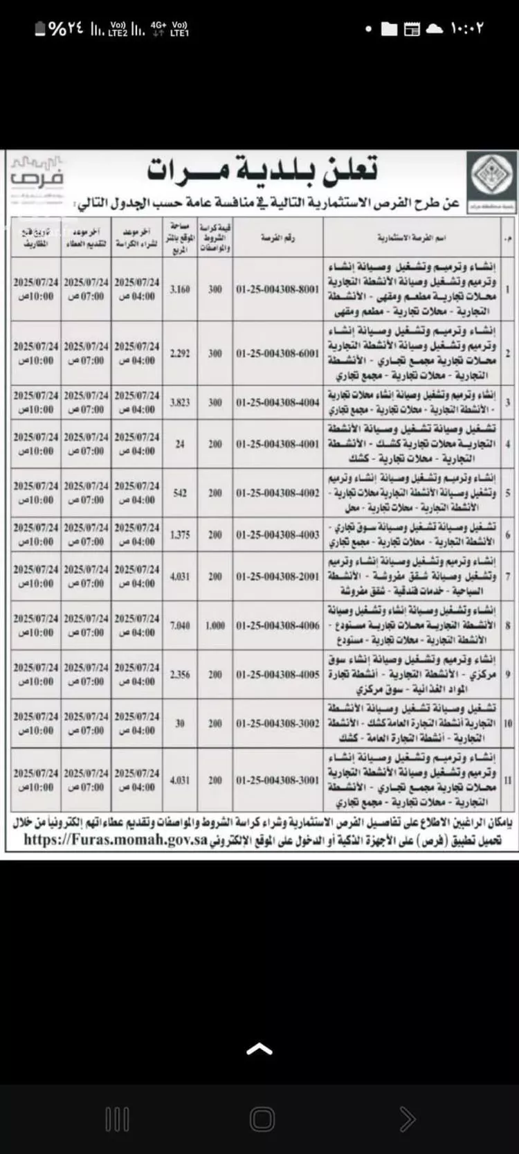 أرض للبيع في شارع معروف الرصافي, حي اليمامة, مدينة مرات, منطقة الرياض صورة 3