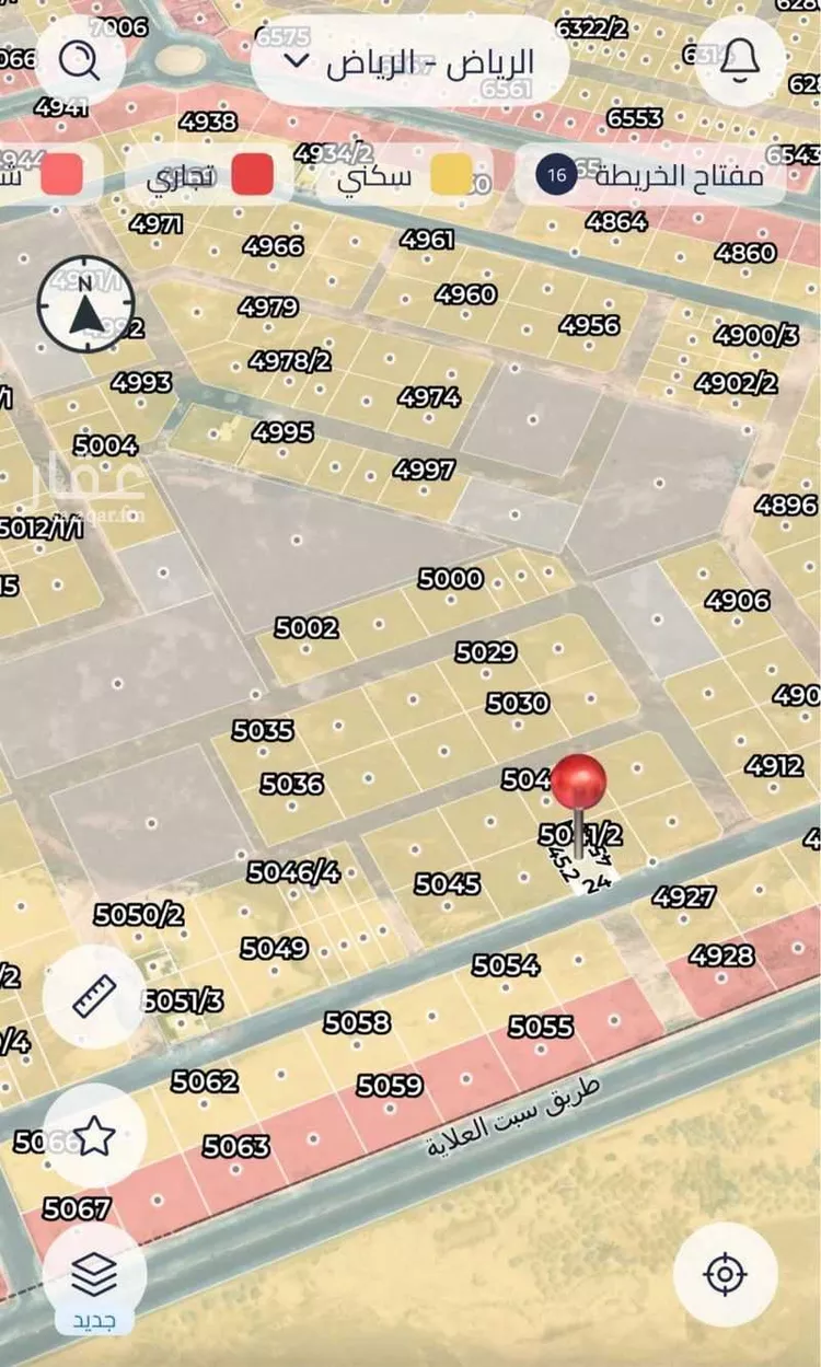 أرض للبيع في شارع حمادة, حي ضاحية نمار, مدينة الرياض, منطقة الرياض صورة 3