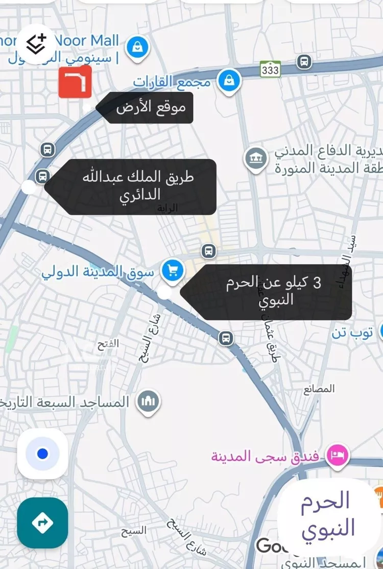 أرض للبيع في شارع سمرة بن حبيب, حي العيون, مدينة المدينة المنورة, منطقة المدينة المنورة صورة 3