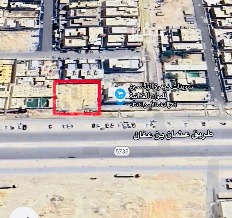 أرض للإيجار في شارع عثمان بن عفان الفرعي, حي النرجس, مدينة الرياض, منطقة الرياض صورة 2