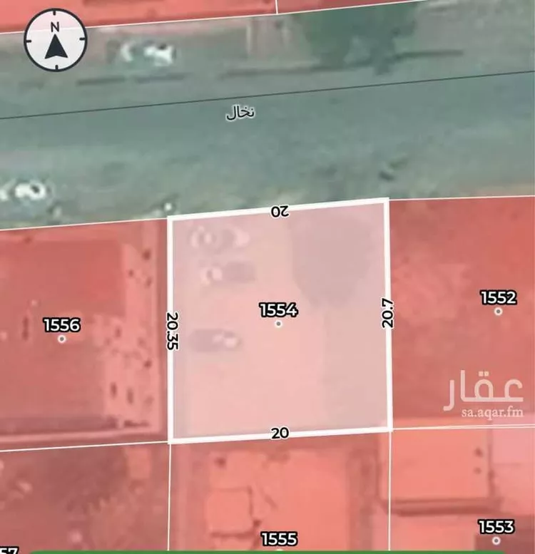 أرض للبيع في شارع نخال, حي الحائر, مدينة الرياض, منطقة الرياض صورة 3
