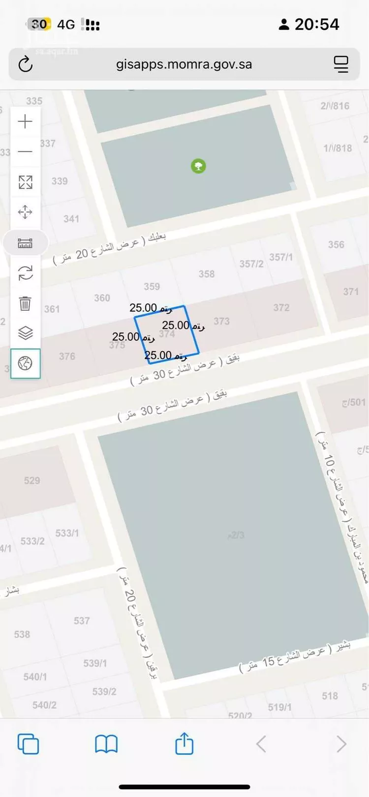 أرض للبيع في شارع بقيق, حي ظهرة لبن, مدينة الرياض, منطقة الرياض صورة 5