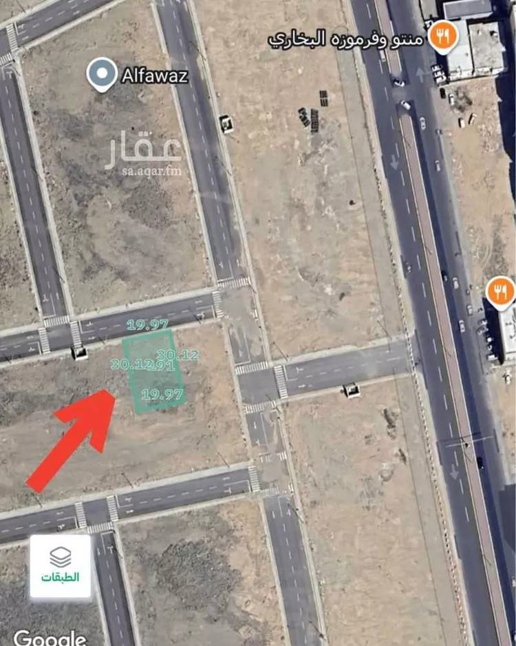 أرض للبيع في شارع محمد أمين فودة, حي مريخ, مدينة جدة, منطقة مكة المكرمة