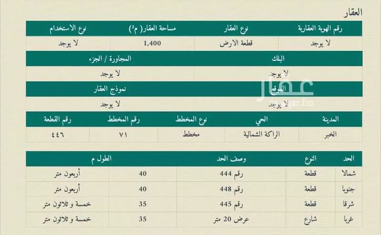 Land for Sale in Al Khobar Sports City