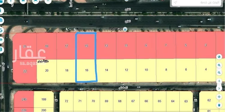 أرض للبيع في شارع طريق الخليج, حي الزهور, مدينة الدمام, المنطقة الشرقية صورة 3