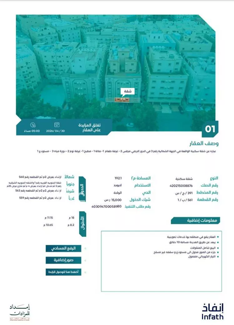 Land for Sale in Jeddah Al Riyadh