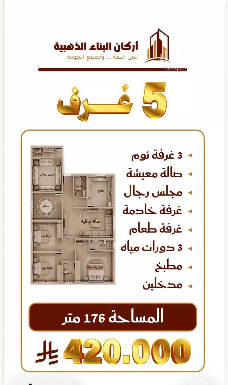 Apartment for Sale in Jeddah Abruq Ar Rughamah