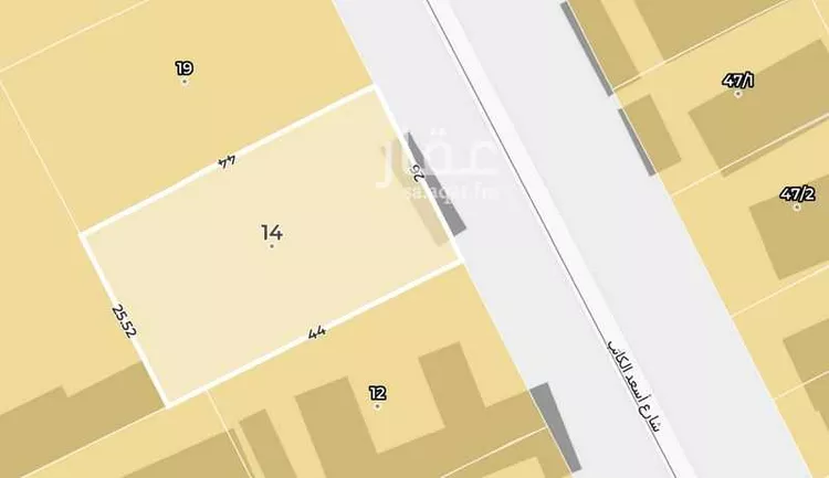 أرض للبيع في شارع أسعد الكاتب, حي النخيل, مدينة الرياض, منطقة الرياض صورة 2