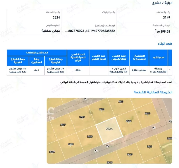 أرض للبيع في حي الراية, مدينة الرياض, منطقة الرياض صورة 3