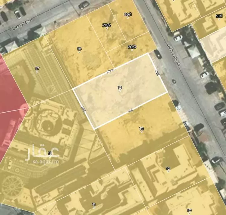 أرض للبيع في شارع أسعد الكاتب, حي النخيل, مدينة الرياض, منطقة الرياض صورة 2