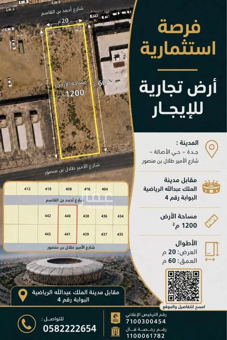 Land for Rent in Jeddah Al Asalah