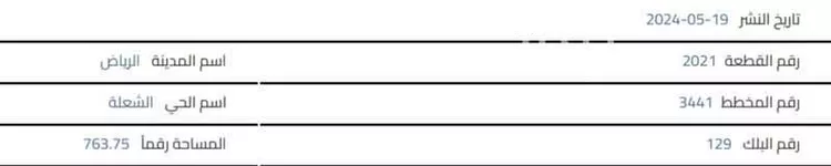 أرض للبيع في حي الشعلة, مدينة الرياض, منطقة الرياض صورة 3