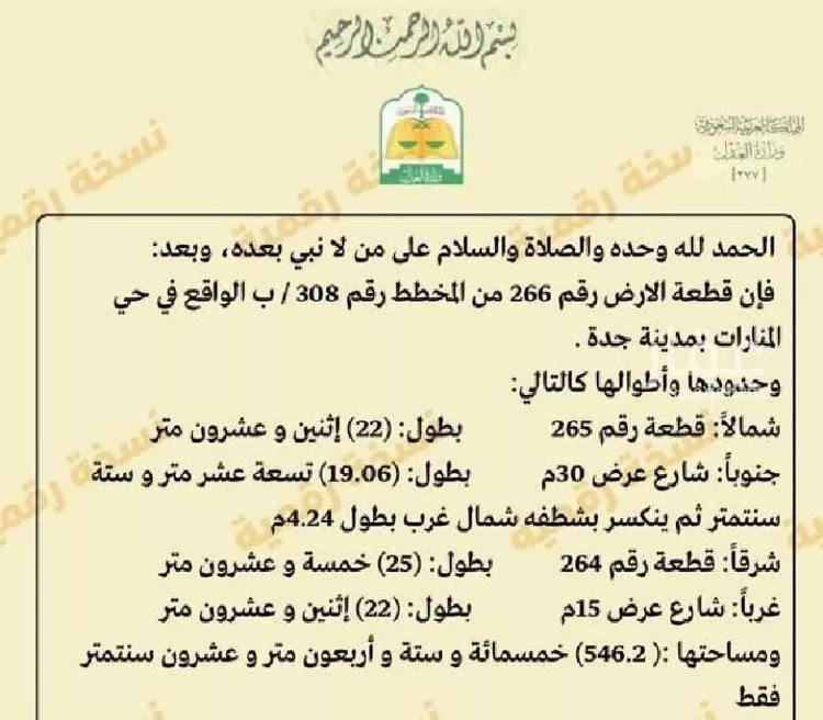 أرض للبيع في شارع ابو جمرة, حي المنارات, مدينة جدة, منطقة مكة المكرمة صورة 2