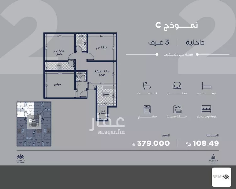 شقة للبيع في شارع احمد بن محمد السديري, حي الياقوت, مدينة جدة, منطقة مكة المكرمة