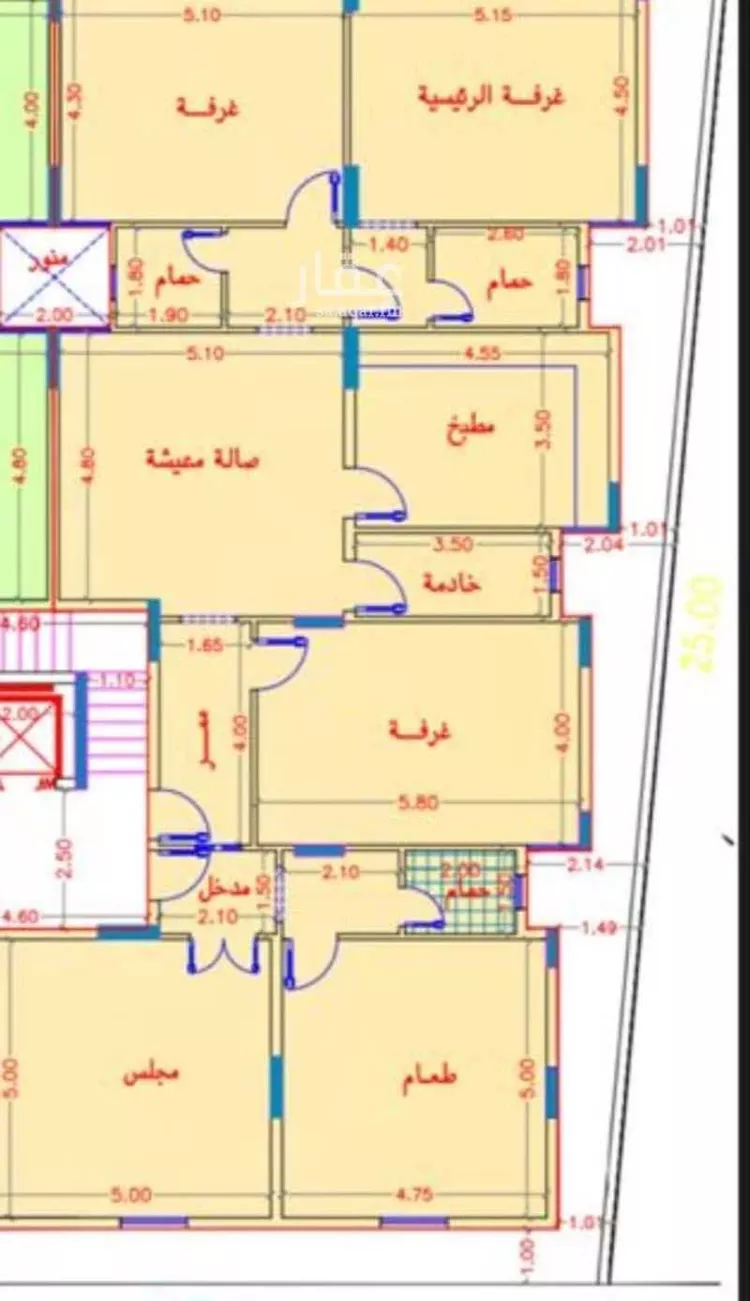 شقة للبيع في شارع ابراهيم بن ابي حيه, حي بطحاء قريش, مدينة مكة المكرمة, منطقة مكة المكرمة