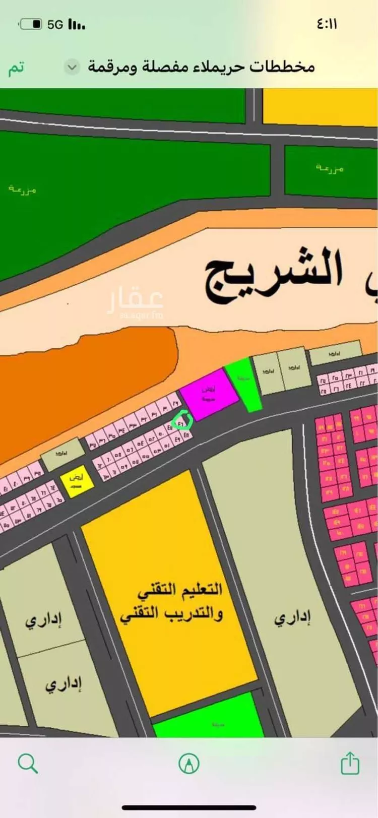 أرض للبيع في شارع 15  + 15, حي حي ج16, مدينة حريملاء, منطقة الرياض صورة 4