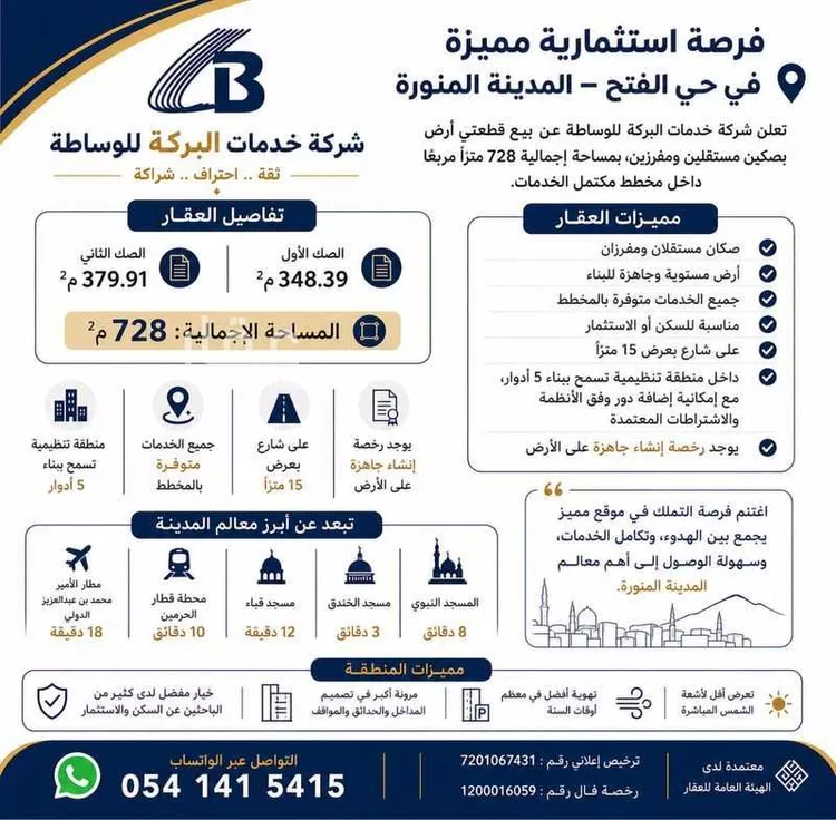 Land for Sale in Medina Al Fath