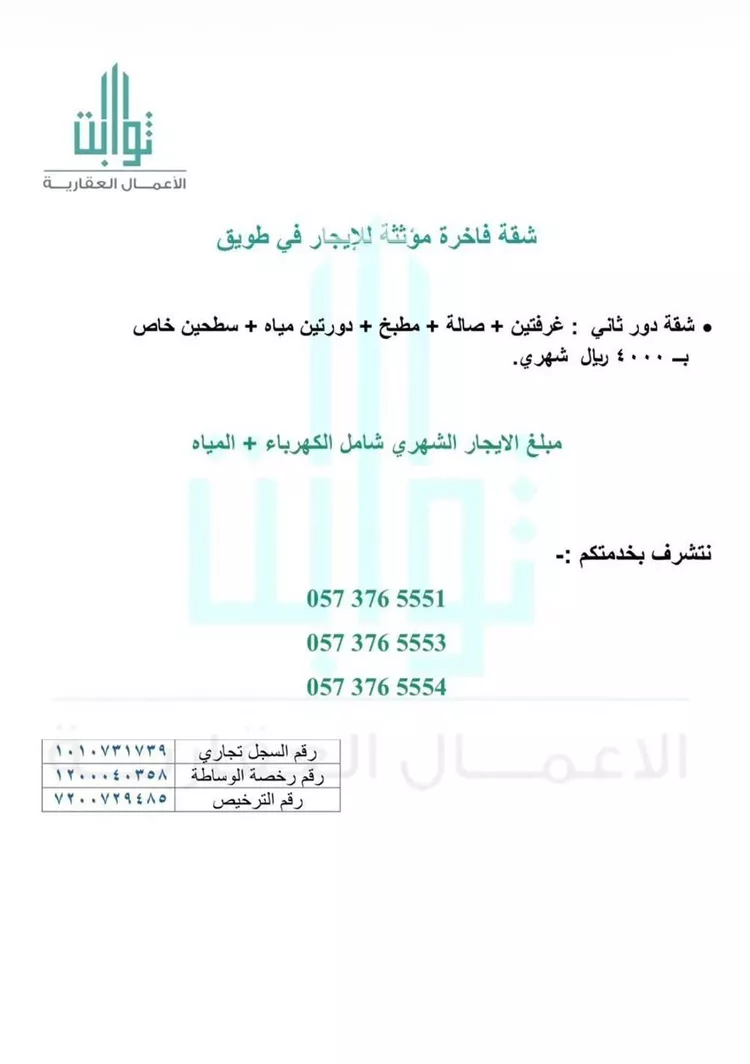 شقة للإيجار في شارع عمر بن الحارث, حي طويق, مدينة الرياض, منطقة الرياض صورة 2