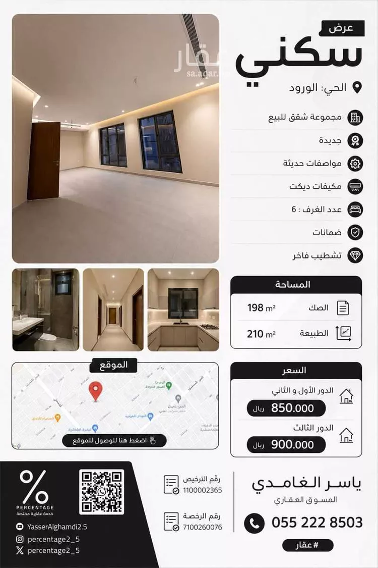 Apartment for Sale in Jeddah Al Wurud
