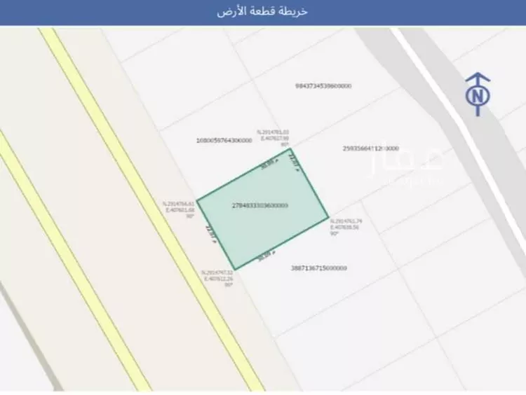 أرض للإيجار في شارع عبد الرحمن بن عوف, حي الشعلة, مدينة الدمام, المنطقة الشرقية صورة 3