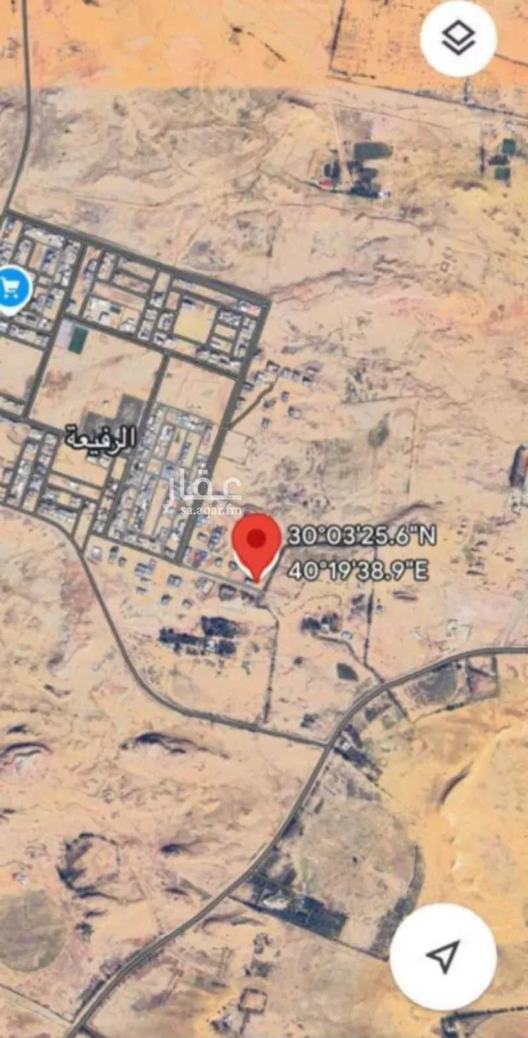 أرض للبيع في شارع 0000, حي الرفيعة, مدينة الرفيعة, منطقة الجوف